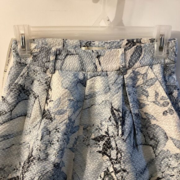 Vita Grace Louisa Floral Detail  Blouse Trim Blouse With Short Set In Light Blue - Picture 11 of 16